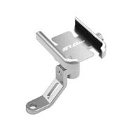 AbyBasil Fixation Phone Deux-Roues pour Loncin VOGE SR4MAX 2022-2024 | Support De Guidon CNC Pour Téléphone Portable Moto(H)