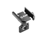 AbyBasil Fixation Phone Deux-Roues pour SYM Maxsym 400, 600, Jet 14 | CRUISYM 125, 180, 300, GTS 250i, 300i Support De Téléphone Pour Guidon Moto(A)
