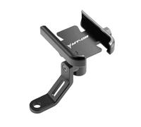 AbyBasil Fixation Phone Deux-Roues pour Yama@&HA MT-09 Et FZ-09 2013-2025 | Accessoires Pour Moto : Support De Navigation En Alliage Amortissant Les Chocs Pour Téléphone(A)