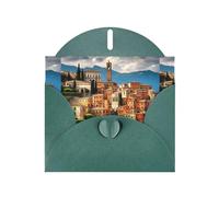 ABYchdd Belles cartes de vœux imprimées en Italie, cartes de vacances avec enveloppes, pour Noël, anniversaire, anniversaire de mariage