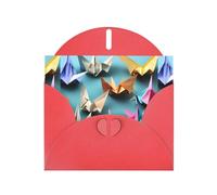 ABYchdd Cartes de vœux en papier origami avec enveloppes pour Noël, anniversaire, anniversaire de mariage