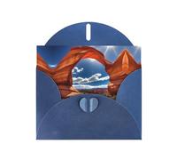 ABYchdd Cartes de vœux imprimées standard du parc national des Arches, cartes de vacances avec enveloppes, pour Noël, anniversaire, anniversaire de mariage