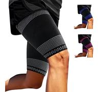 ABYON 2 Pièces Manchon de Compression Cuisse pour Femmes et Hommes, Respirant Bandage Soulager Douleurs Ischio Jambiers, Quadriceps et L'Aine, Tensions Musculaires