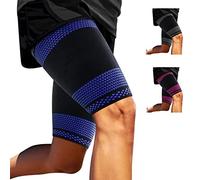 ABYON 2 Pièces Manchon de Compression Cuisse pour Femmes et Hommes, Respirant Bandage Soulager Douleurs Ischio Jambiers, Quadriceps et L'Aine, Tensions Musculaires