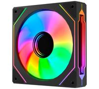 Abysm Gaming Ventilateur PC ARCLIGHT 3.0 ARGB, 120 mm, contrôle PWM, noir