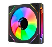 Abysm Gaming Ventilateur PC ARCLIGHT 3.0 ARGB, 120 mm, contrôle PWM, noir