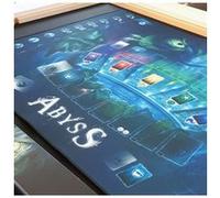 Asmodee - Bombyx - Abyss PLAYMAT - Tapis de Jeu en Caoutchouc - Format 110 x 80 cm - Jeux de société - Accessoire pour Jeu de société