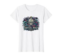 Abyssal Mind Octopus Skull Monster Kraken T-Shirt Graphique avec Valeur