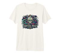 Abyssal Mind Octopus Skull Monster Kraken T-Shirt Haut de Gamme