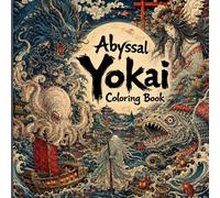 Abyssal Yokai Coloring Book: 70 Pages of Intermediate Level Designs | Single-Sided Printing | Perfect for Stress Relief, Relaxation & Brain Training