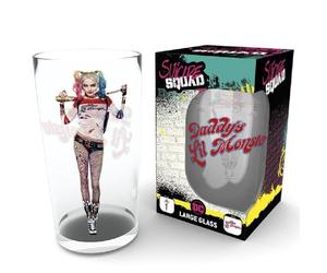 Abysse Corp Harley Quinn - Verre - Daddys Lil Monster - Logo XXL - 400 ml - Coffret cadeau