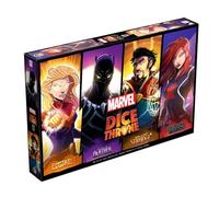 Abysse Dice Throne Marvel - Captain Marvel, Black Panther, Dr Strange, Black Widow - Version française