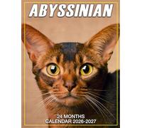 Abyssinian Calendar 2026 - 2027: Simple and Sustainable Planner for 2026 to 2027 with Thick Paper and Clean Boxes for Everyday Planning