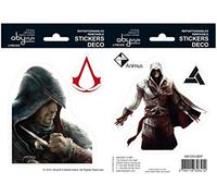 ABYSTYLE - ABYDCO217 - Ameublement et Décoration - Assassins Creed - Stickers - 2 Planches - Ezio/Altaïr - X5-16 x 11 cm