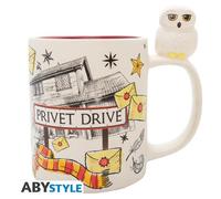 ABYstyle Mug 3D Harry Potter - Hedwige et Privet Drive - Blanc