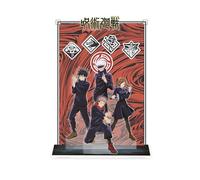 ABYSTYLE - Acryl® Diorama Jujutsu Kaisen Pose de Groupe - Produit Officiel - Figurine Acrylique - Support Inclus - Design Collector