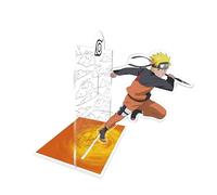 ABYSTYLE - Acryl® Serre-livres NARUTO SHIPPUDEN Naruto Attaque - Produit Officiel - Acrylique Haute Qualité - Décoration Bibliothèque