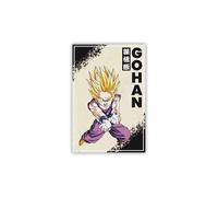 ABYstyle - Aimant Dragon Ball Z Gohan - Produit Officiel - Format Standard - À Fixer sur Frigo ou Surface Métallique - Design Collector