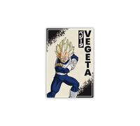 ABYstyle - Aimant Dragon Ball Z Vegeta - Produit Officiel - Magnet Décoratif - Format Standard - Accessoire Geek Manga