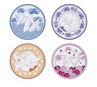 Abysse Corp. – Set de 4 assiettes Pokemon – style japonais