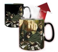 ABYSTYLE Tasse à café et thé à changement de chaleur Attack on Titan Saison 3 460 ml | Mug Attaque des Titans | Tasse à café | Marchandises Attaque des Titans | Cadeaux de l'Attaque des Titans