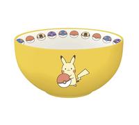 ABYSTYLE - Bol POKÉMON Pikachu Type Électrique - Produit Officiel - Contenance 600 ml - Céramique Résistante - Compatible Micro-ondes & Lave-vaisselle