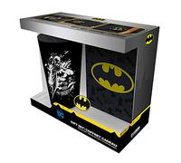 ABYSTYLE - DC COMICS - Pck Verre XXL + Pin's + Carnet Batman