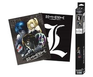 ABYstyle - DEATH NOTE - Set 2 Chibi Posters - L & Groupe (52x38 cm) G