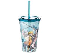 Demon Slayer - Gobelet Avec Paille - 470 Ml - Groupe [Goodies]