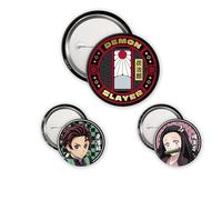 ABYstyle - DEMON SLAYER Pack de Badges Tanjiro & Nezuko S2