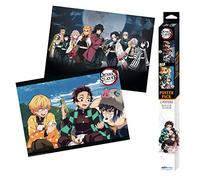 ABYstyle - Set de 2 posters Chibi Demon Slayer Série 2 - 52 x 38 cm, papier brillant