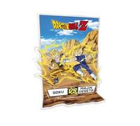ABYSTYLE - Diorama Acrylique Dragon Ball Z Goku vs Vegeta - Produit Officiel - Design Collector - Support Inclus - Format 13 x 15 cm