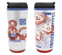 ABYSTYLE - DONJONS ET DRAGONS - Mug de voyage Esquisse de dés