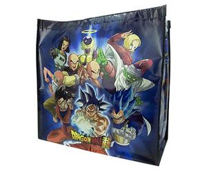 ABYstyle - Dragon Ball Super Shopping Bag Groupe Goku - Produit Officiel - Sac Cabas Réutilisable - Format 40 x 40 cm