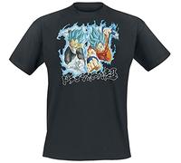 ABYstyle Dragon Ball Super T-Shirt Goku & Vegeta Noir Homme, L