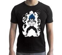 ABYstyle - Dragon Ball Super - T-Shirt - Vegeta Royal Blue - Noir - Homme (M) Noir