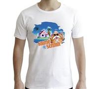 ABYstyle - DRAGON BALL - Tshirt Tortue Géniale homme Blanc (XS) Blanc G