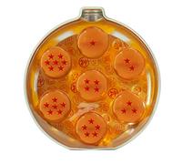 ABYstyle Dragon Ball Z Boîte à dragons avec 7 répliques de boules de cristal en résine acrylique, chacune mesurant 5,1 cm à travers un manga DBZ