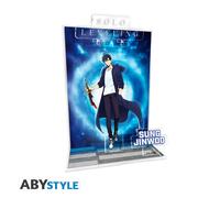 ABYstyle – Figurine acrylique Acryl® Solo Leveling Jinwoo – Produit officiel, support inclus