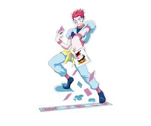 ABYSTYLE - Figurine Acrylique XXL Hunter X Hunter Hisoka - Produit Officiel - Hauteur 20 cm - Socle Inclus - Design Collector