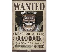 GB eye - ONE PIECE Poster Wanted Gol .D. Roger (91,5 x 61 cm)