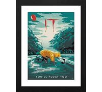 GB Eye GBYDCO152 Framed Collector Print IT Georgie You'll float too 30 x 40 cm