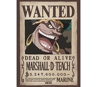 ABYSTYLE GBEye - ONE PIECE Poster Wanted Blackbeard (52x38cm)