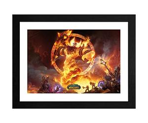 ABYSTYLE GBEye - WORLD OF WARCRAFT Tirage encadré Ragnaros