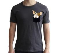 ABYstyle Gremlins T-Shirt Pocket Gizmo Gris foncé (XS)