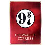 ABYSTYLE Harry Potter - Plaque en métal 28 x 38 - Plaque 9 3/4