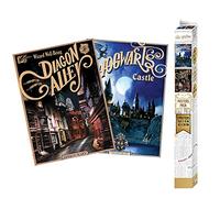 ABYstyle Affiches Harry Potter – Set 2 chibi rétro Poudlard & Diagon 52x38 cm