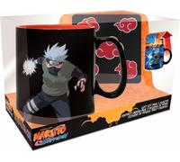 ABYstyle Heat Change Becher Naruto Shippuden mit Coaster, Akatsuki, Keramik, 460 ml, ABYPCK245