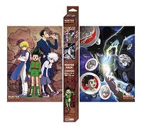 ABYSTYLE Hunter X Hunter Lot de 2 mini affiches sans cadre 38,1 x 52,1 cm avec Gon, Killua, Leorio, Kurapika, Mereum, Neferpitou Décoration murale pour chambre