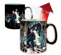 ABYstyle - JUJUTSU KAISEN Mug Thermo-réactif Itadori & Sukuna - Produit Officiel - 460 ml - Céramique Premium - Change de Couleur à la Chaleur